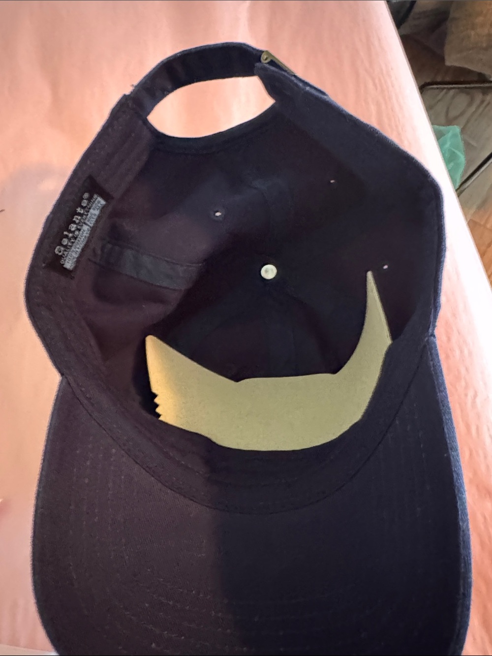Unbranded Navy "On My Way to Pilates" Embroidered Baseball Cap - Picture 2 of 3